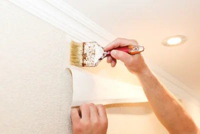 Pose de papier peint à Montchenu — revêtements muraux et toiles de verre